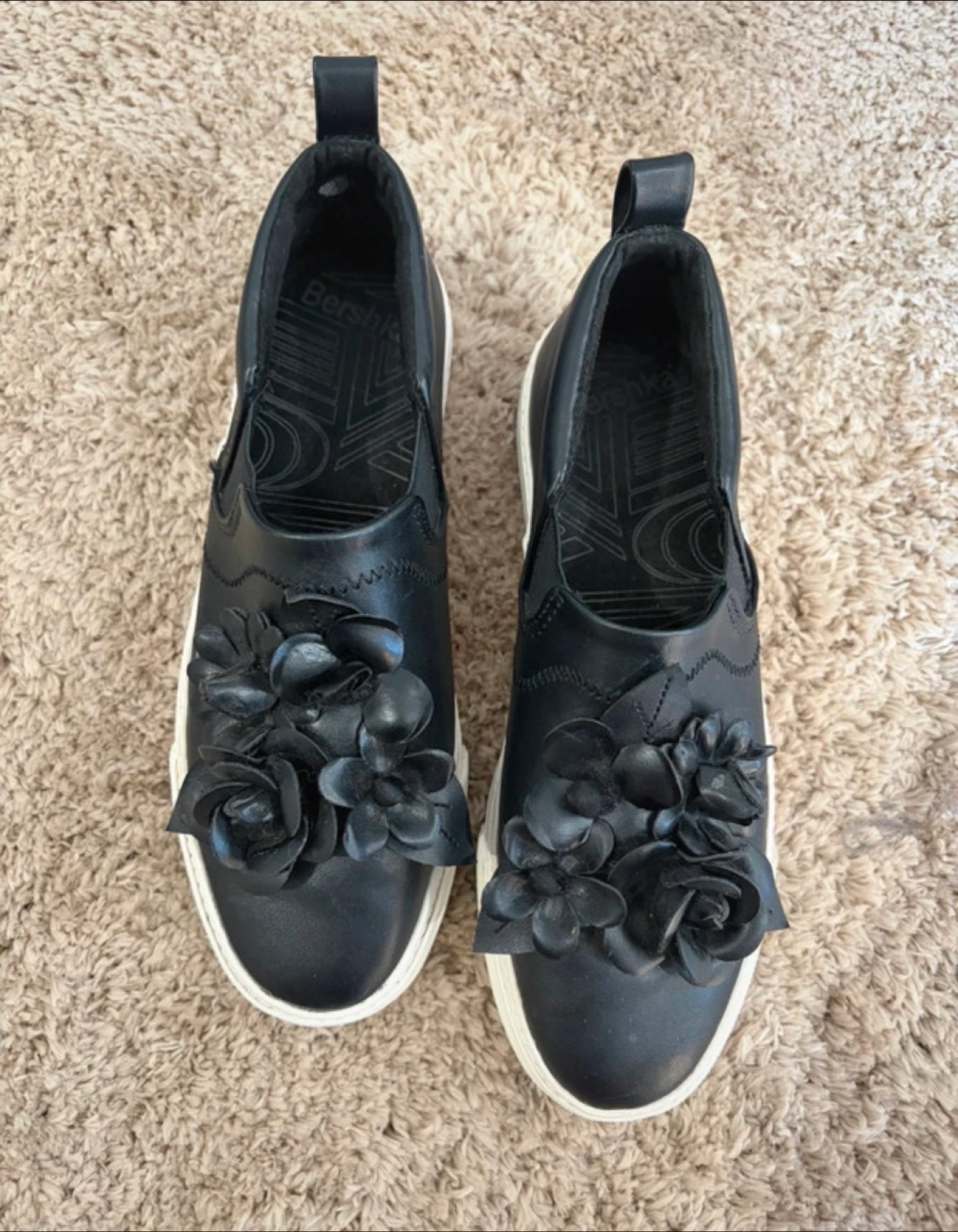 Zwarte slip-on basket van Bershka maat 37 – photo 5